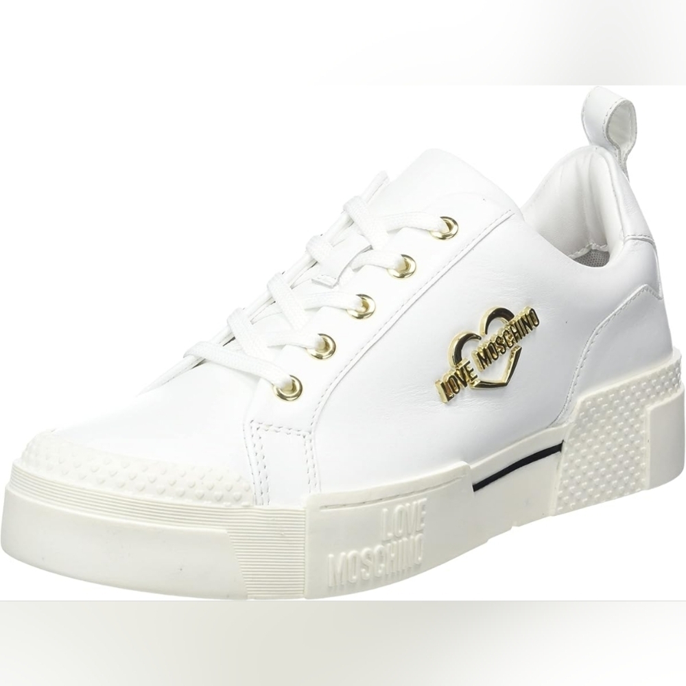 Love Moschino leather sneakers size 40
